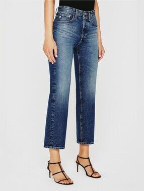Ag Adriano Goldschmied Kinsley High Rise Pop Crop - 27